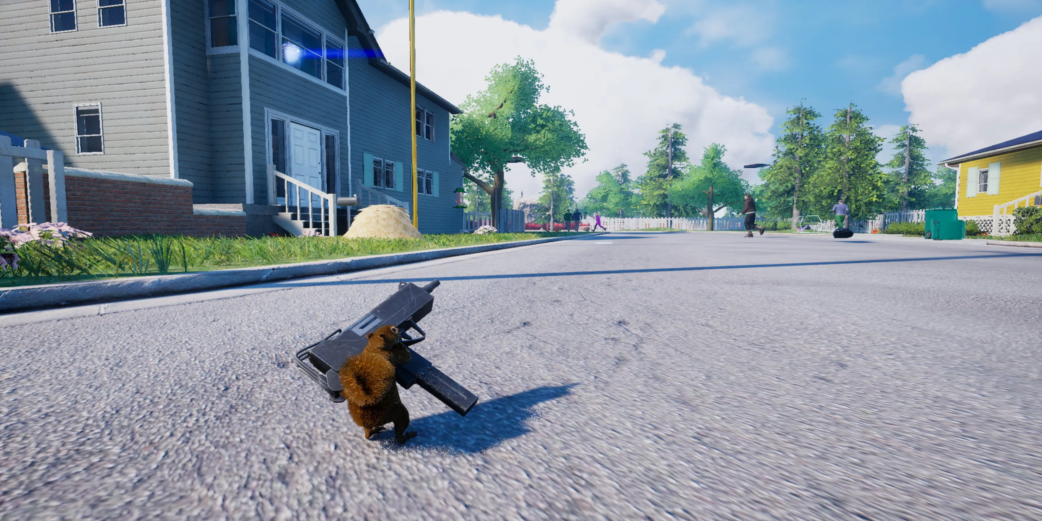 Белка с пистолетом Белка с пистолетом