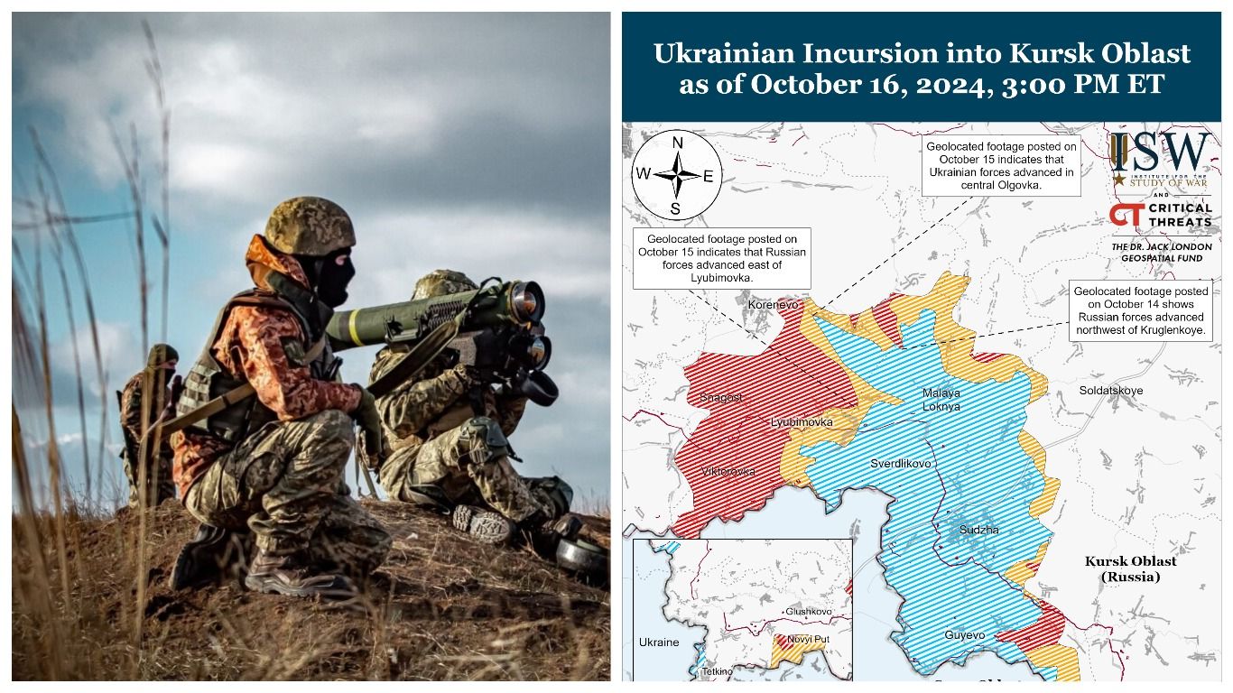 Просування росіян на Донеччині, складна ситуація на Курщині: огляд фронту від ISW - 24 Канал Просування росіян на Донеччині, складна ситуація на Курщині: огляд фронту від ISW - 24 Канал