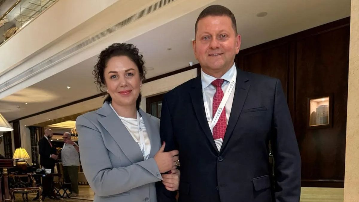 Валерій Залужний з дружиною Оленою Валерій Залужний з дружиною Оленою