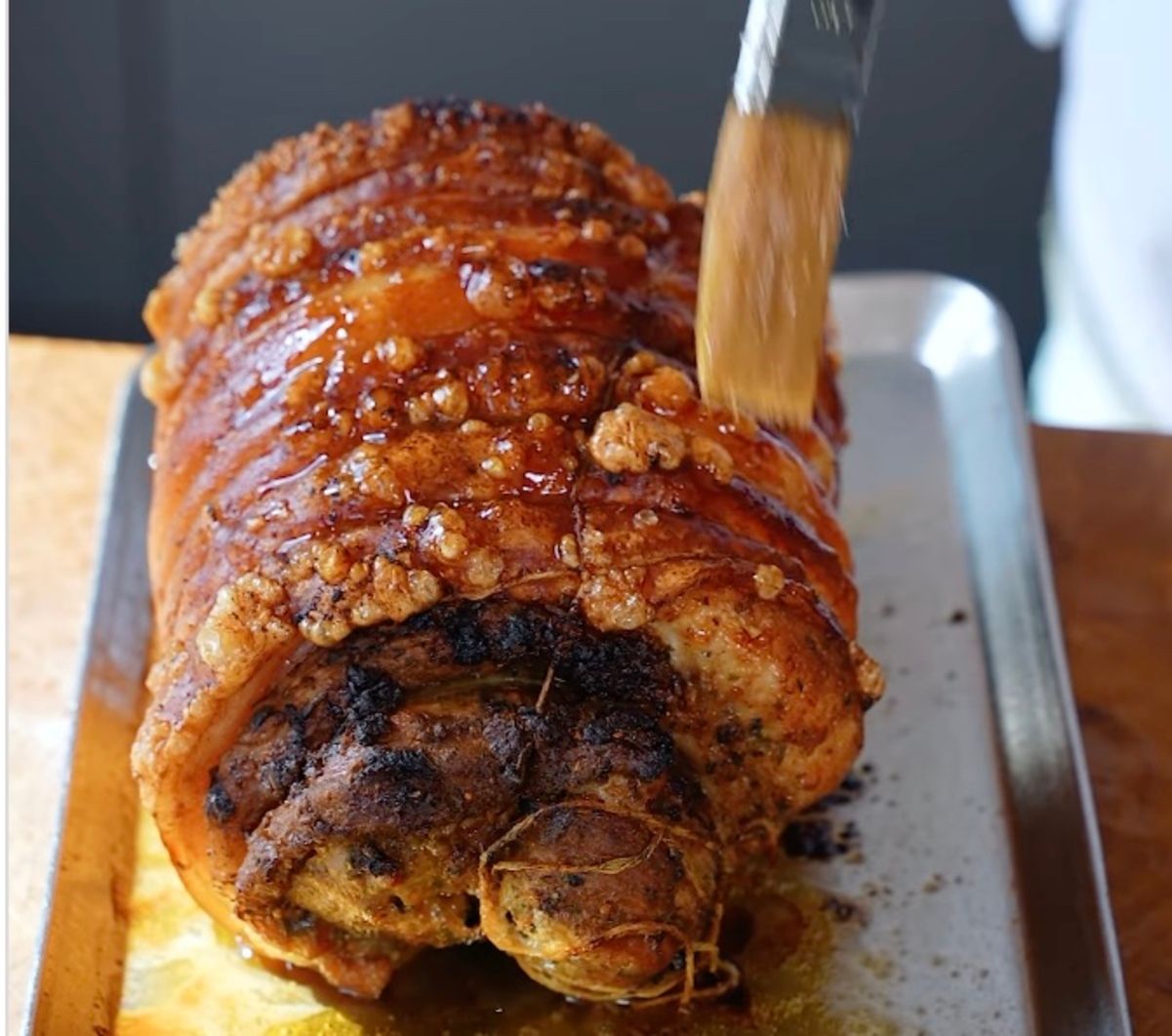 Рецепт запеченого свинячого бочка Рецепт запеченого свинячого бочка