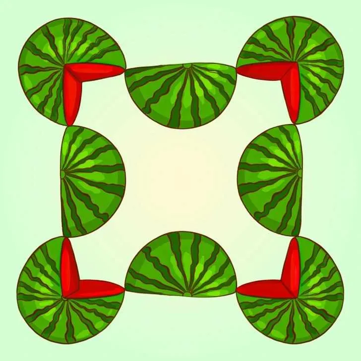 Сколько арбузов на головоломке Сколько арбузов на головоломке