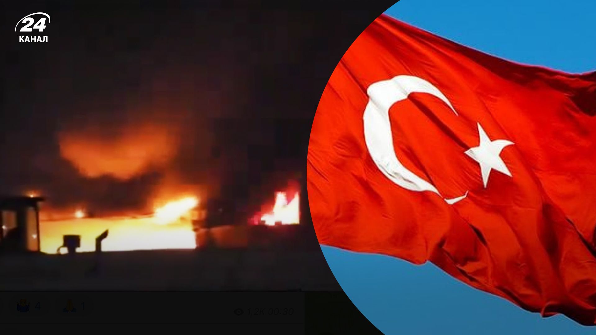 Туреччина атакувала об'єкти курдів у Сирії та Іраку Туреччина атакувала об'єкти курдів у Сирії та Іраку