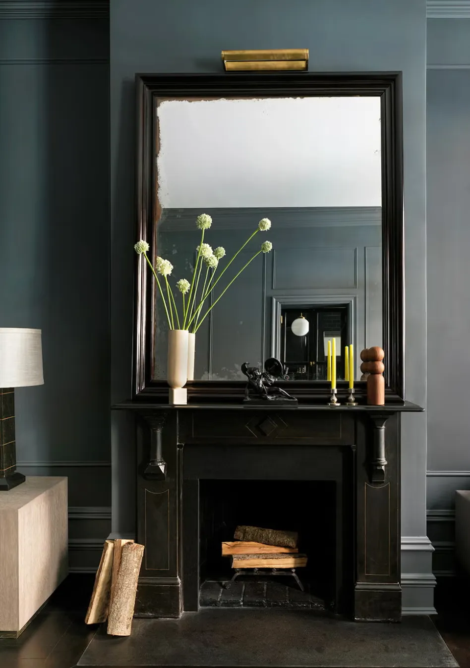 черный камин черный камин