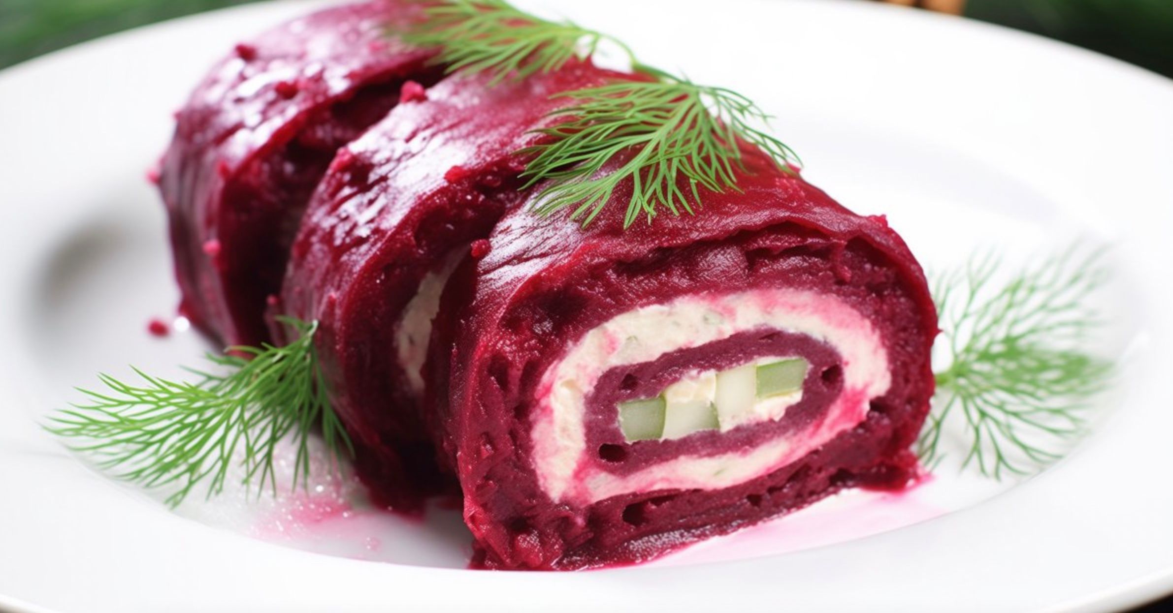 Салат "Шуба" у рулеті Салат "Шуба" у рулеті