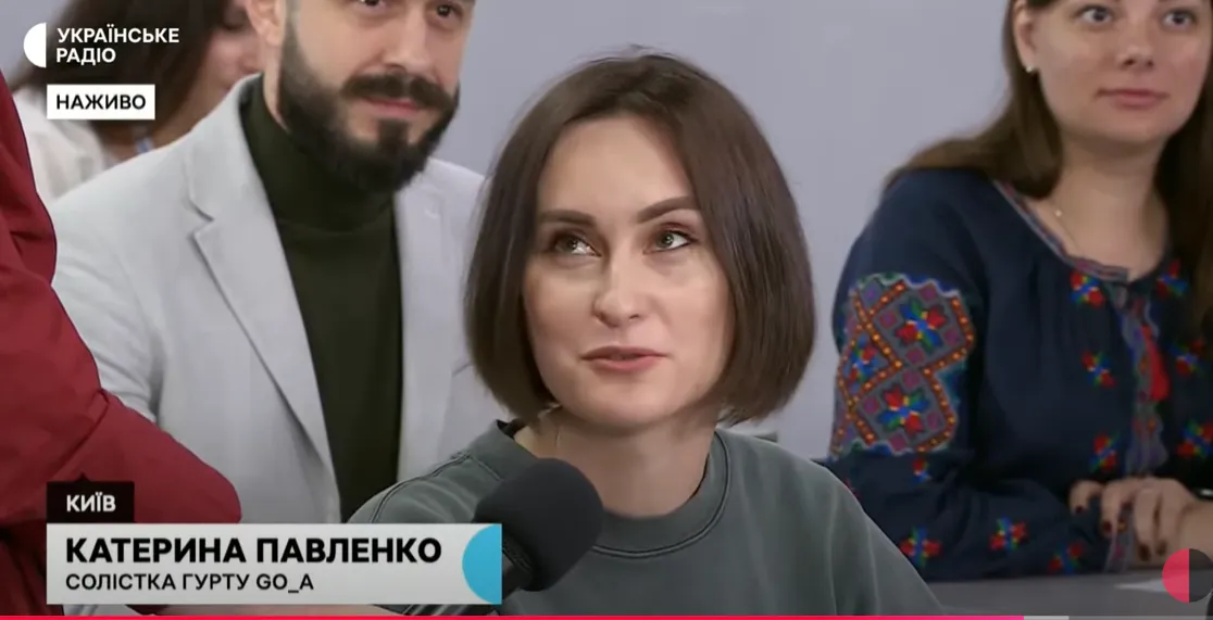 Катерина Павленко написала радіодиктант