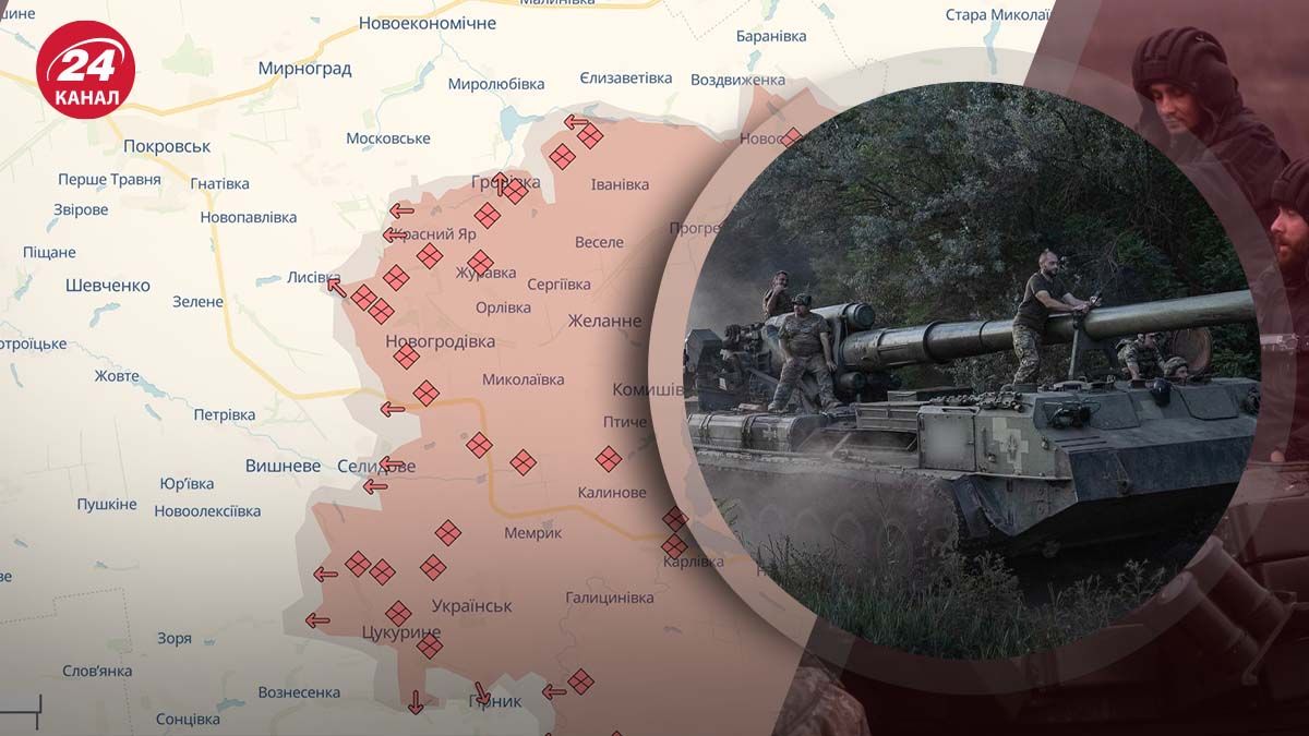 Ситуація біля Селидового на карті - які наслідки для ЗСУ матиме захоплення міста - 24 Канал Ситуація біля Селидового на карті - які наслідки для ЗСУ матиме захоплення міста - 24 Канал