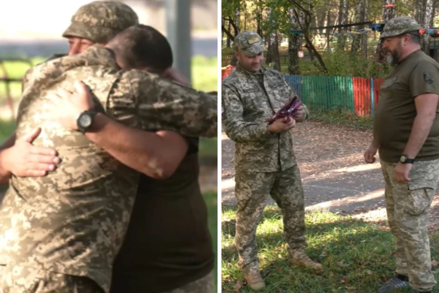 В Ривне состоялась внезапная встреча двух побратимов-друзей В Ривне состоялась внезапная встреча двух побратимов-друзей