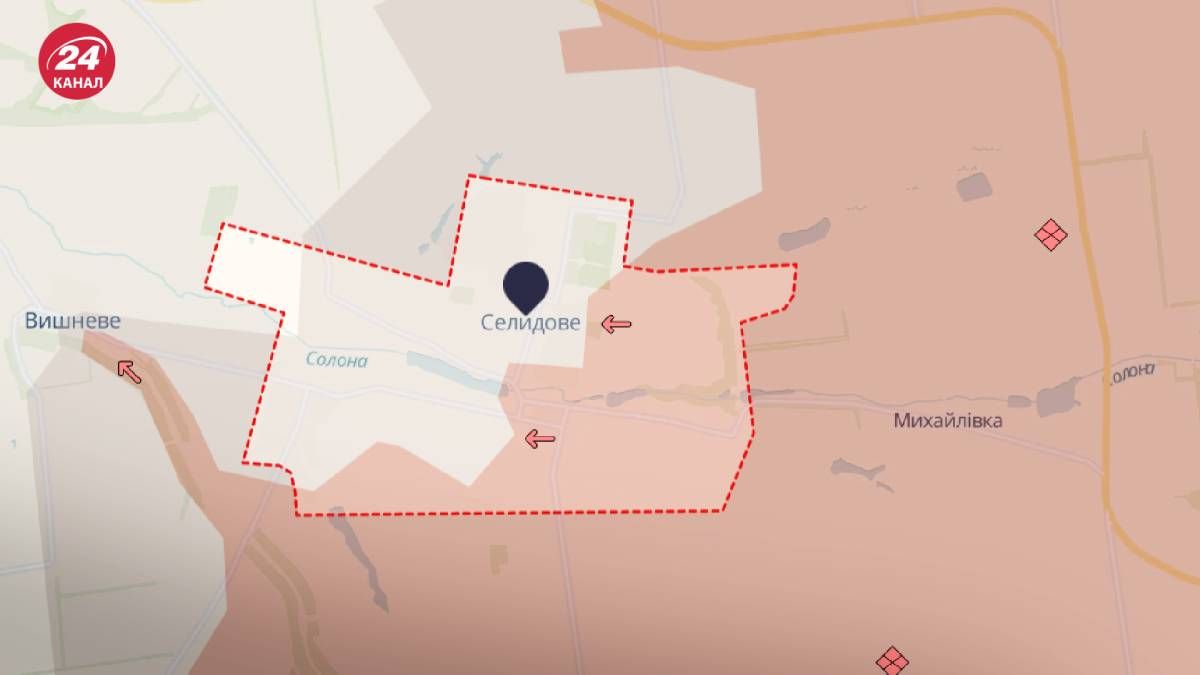 Окупанти просуваються у Селидовому Окупанти просуваються у Селидовому