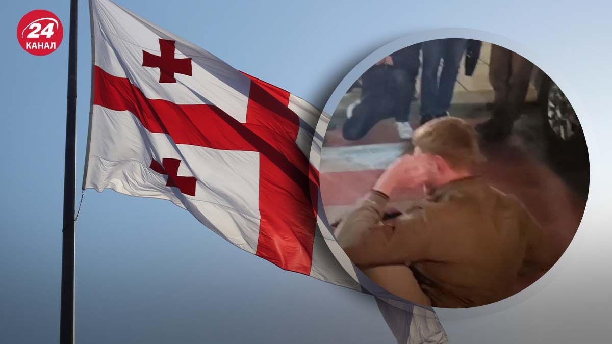 Протестующие в Тбилиси прогнали журналистов прокремлевских медиа Протестующие в Тбилиси прогнали журналистов прокремлевских медиа