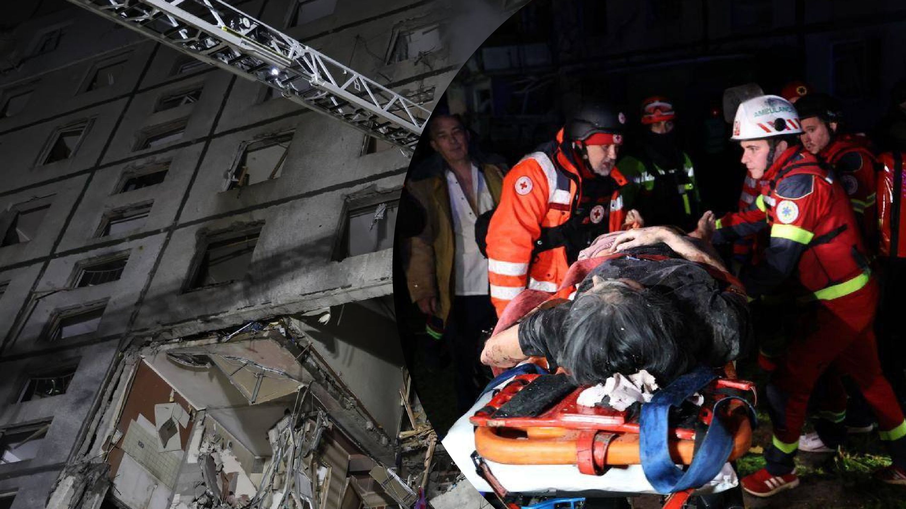 Россияне попали в многоэтажку в Харькове Россияне попали в многоэтажку в Харькове