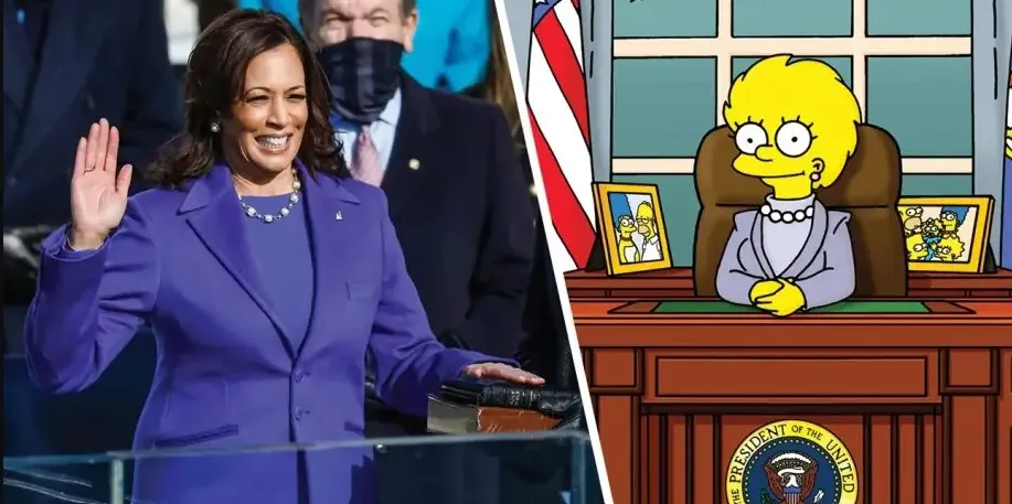 Камалла Гарріс і Ліза Сімпсон Камалла Гарріс і Ліза Сімпсон