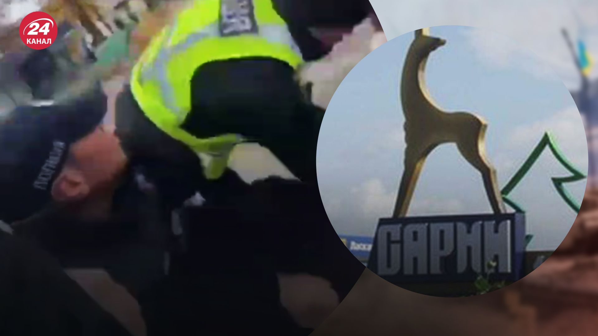 Затримання чоловіка у Сарнах Затримання чоловіка у Сарнах