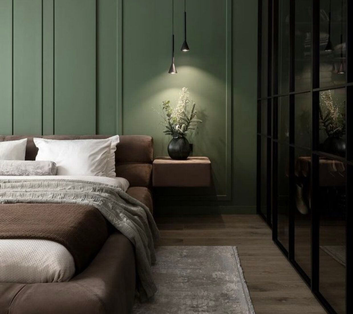 Зелена кімната - ідеї стильного інтер'єру кімнати зеленого кольору - фото Зелена кімната - ідеї стильного інтер'єру кімнати зеленого кольору - фото