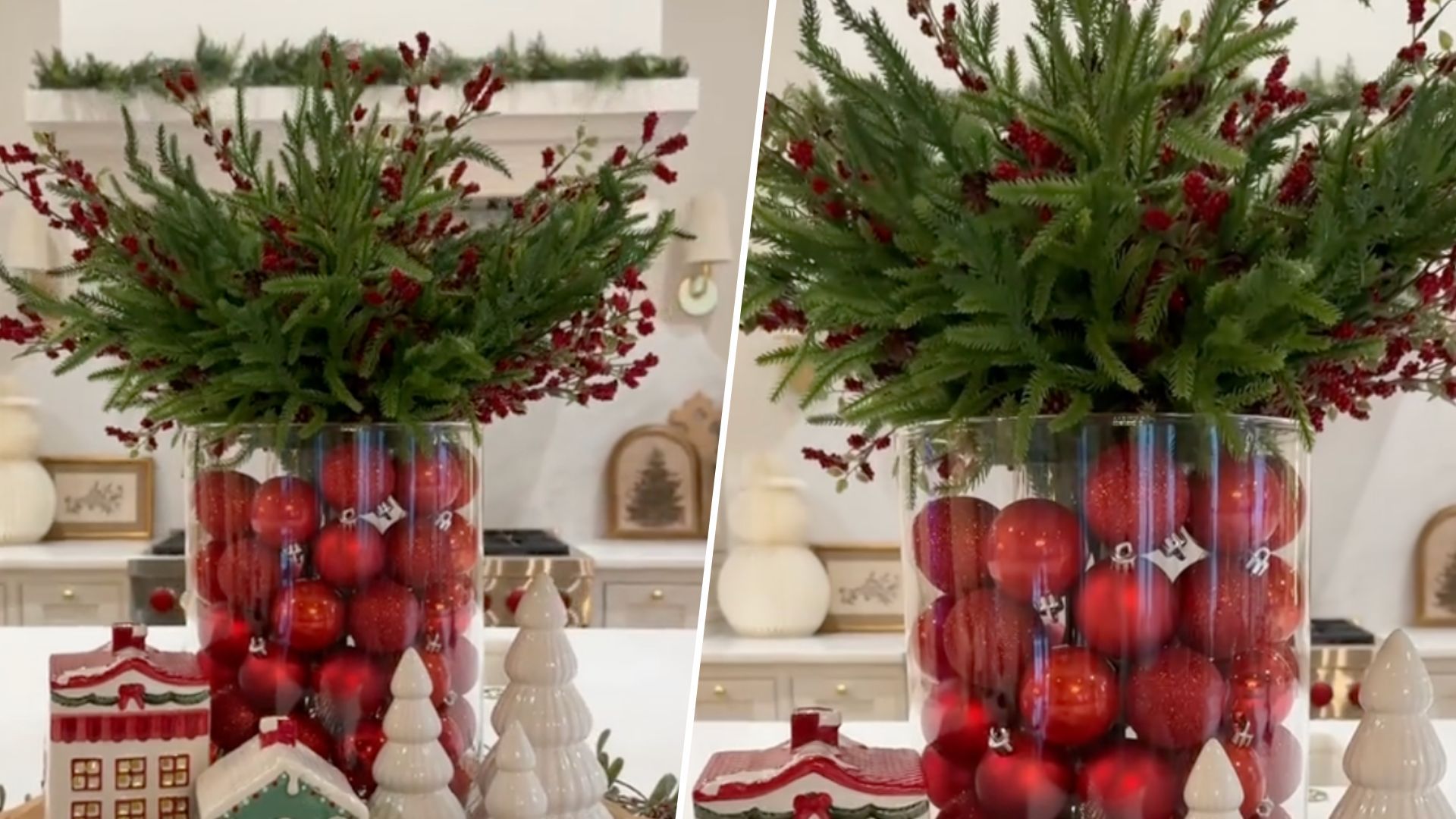 Декор на Рождество - как создать праздничную вазу своими руками Декор на Рождество - как создать праздничную вазу своими руками