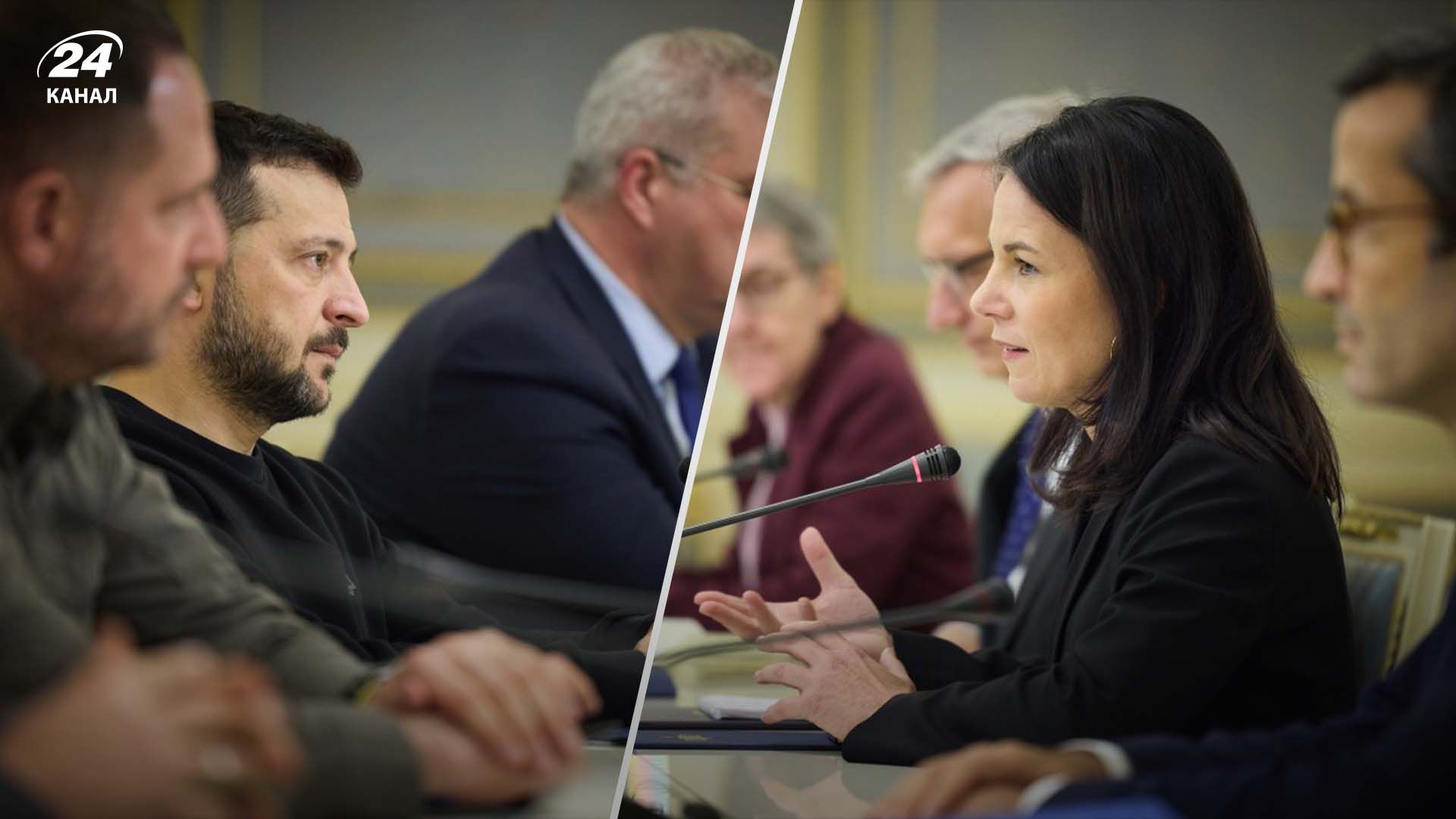 Зеленський зустрівся з Бербок Зеленський зустрівся з Бербок