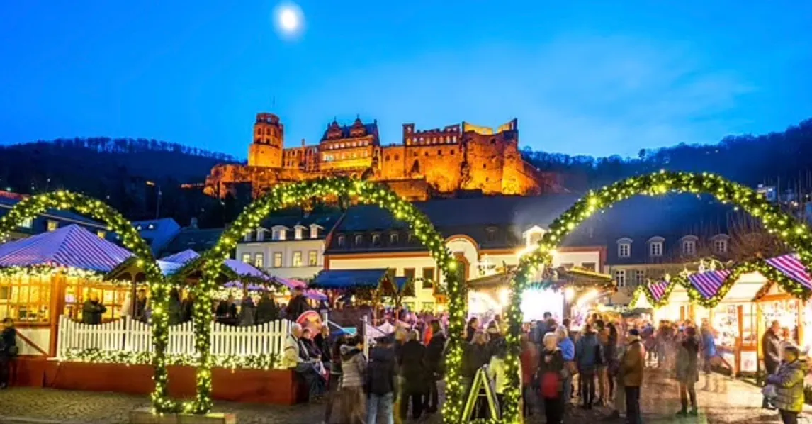 Рождественская ярмарка Гейдельберга Рождественская ярмарка Гейдельберга