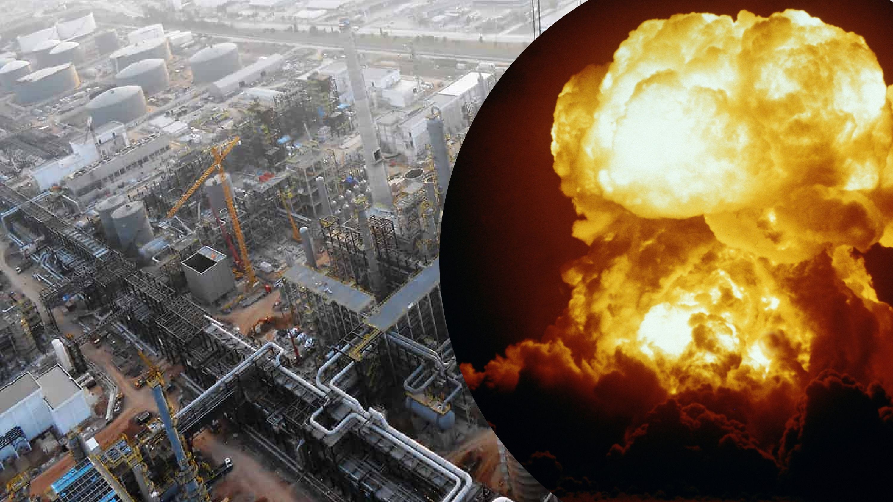 Взрыв на заводе Tupras в Турции Взрыв на заводе Tupras в Турции