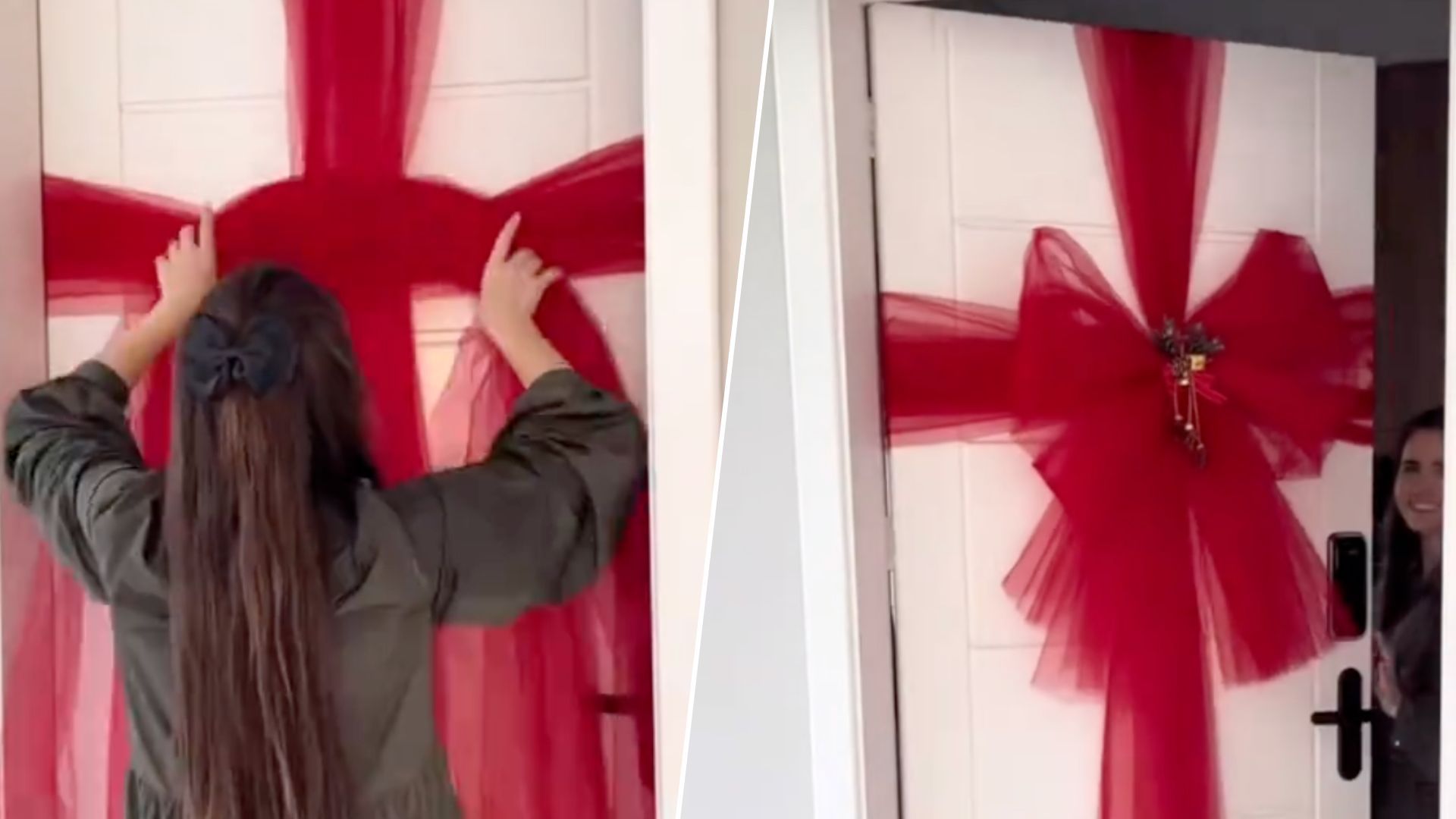 Як прикрасити міжкімнатні двері на Різдво - відео Як прикрасити міжкімнатні двері на Різдво - відео