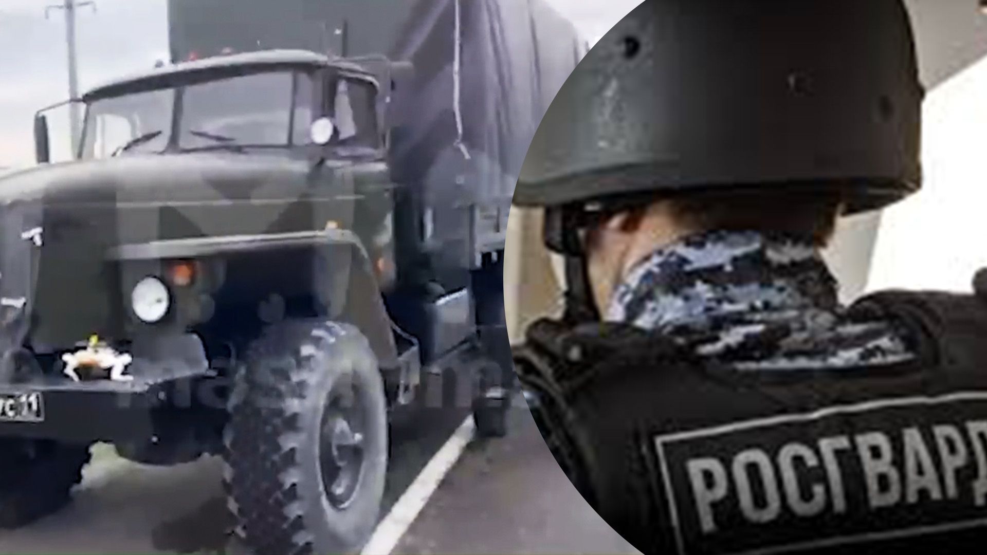 У Чечні розстріляли колону росгвардії У Чечні розстріляли колону росгвардії