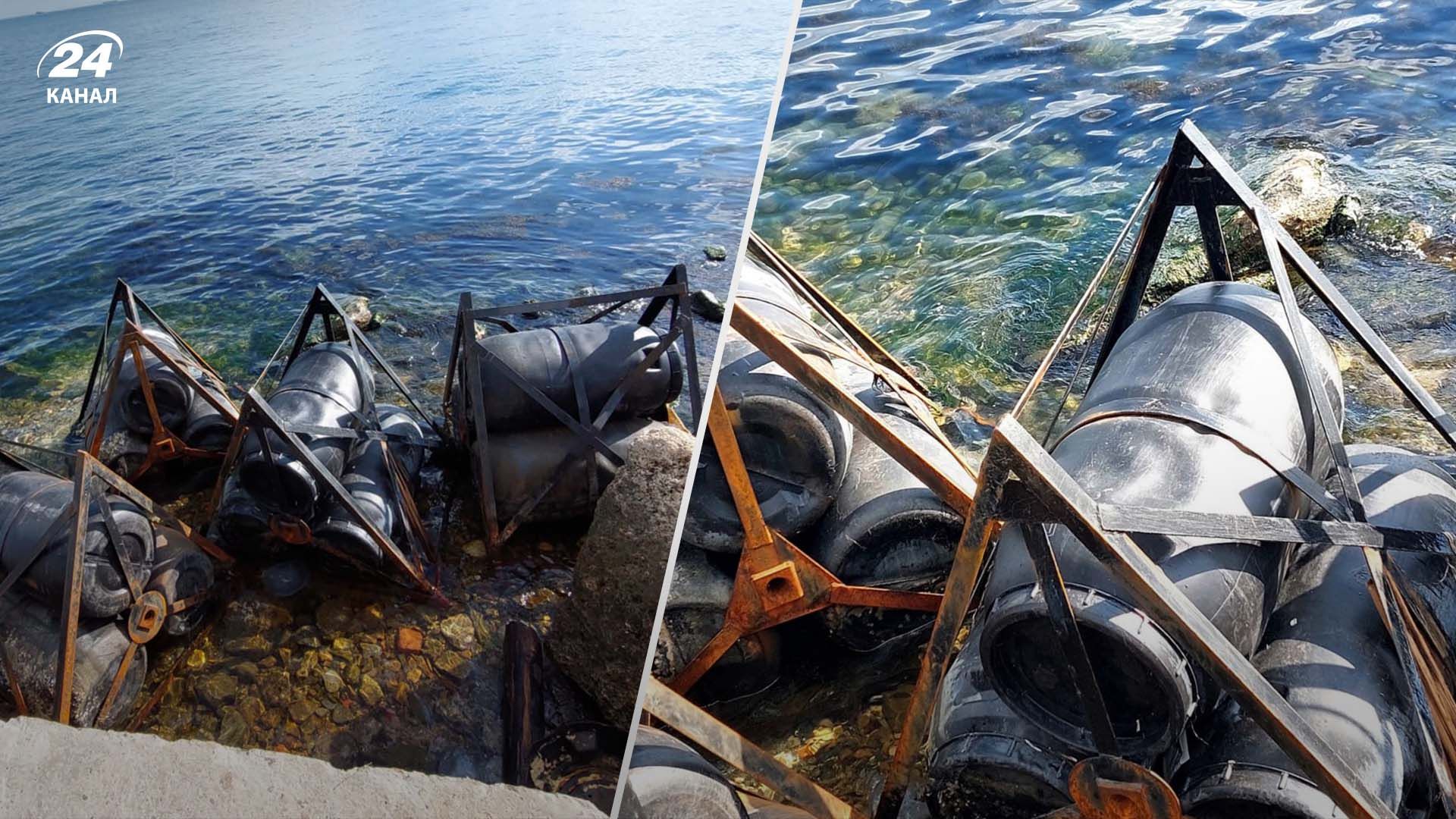 Боновые заграждения Керченского моста Боновые заграждения Керченского моста