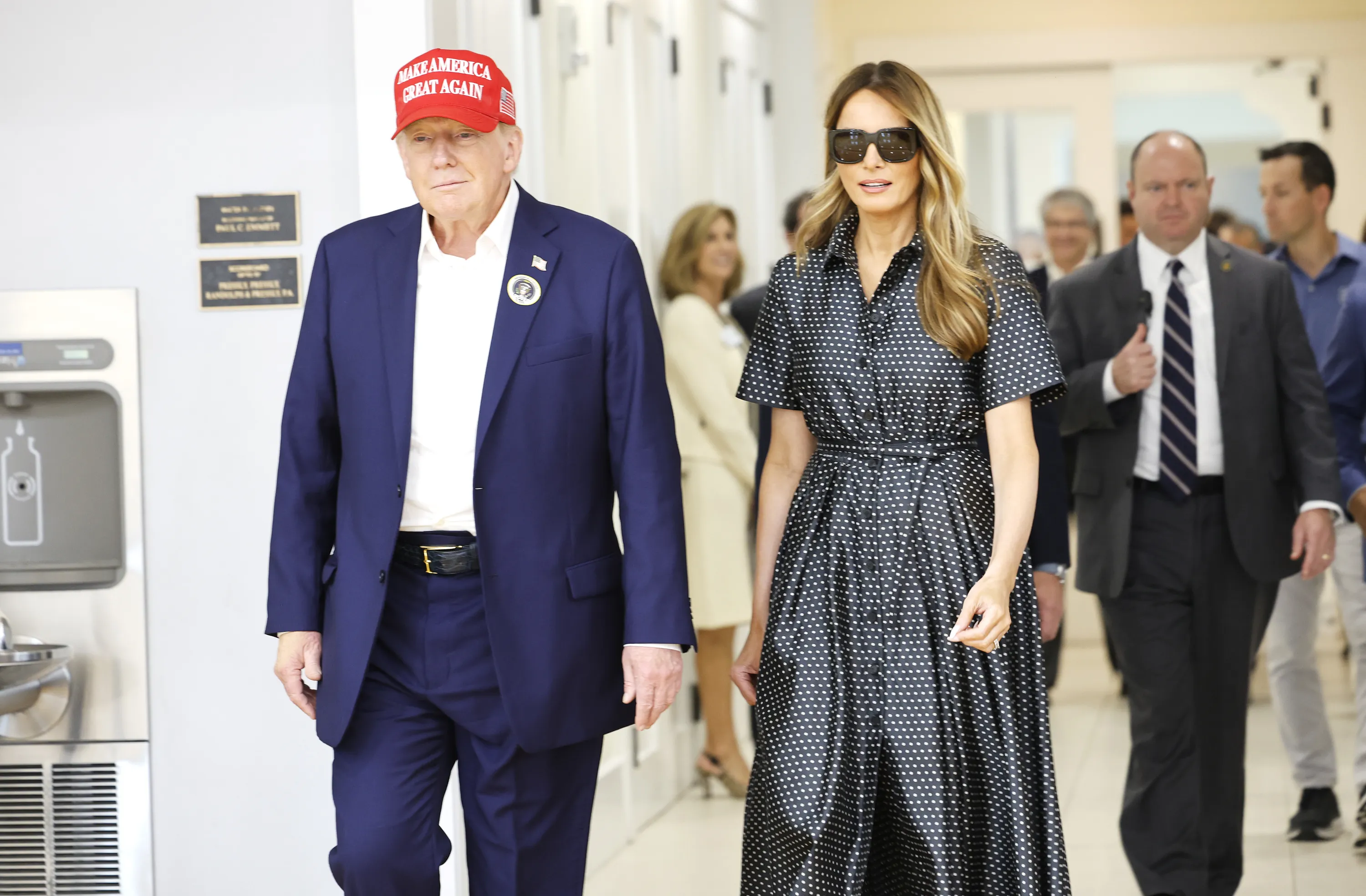 Дональд Трамп с женой Дональд Трамп с женой