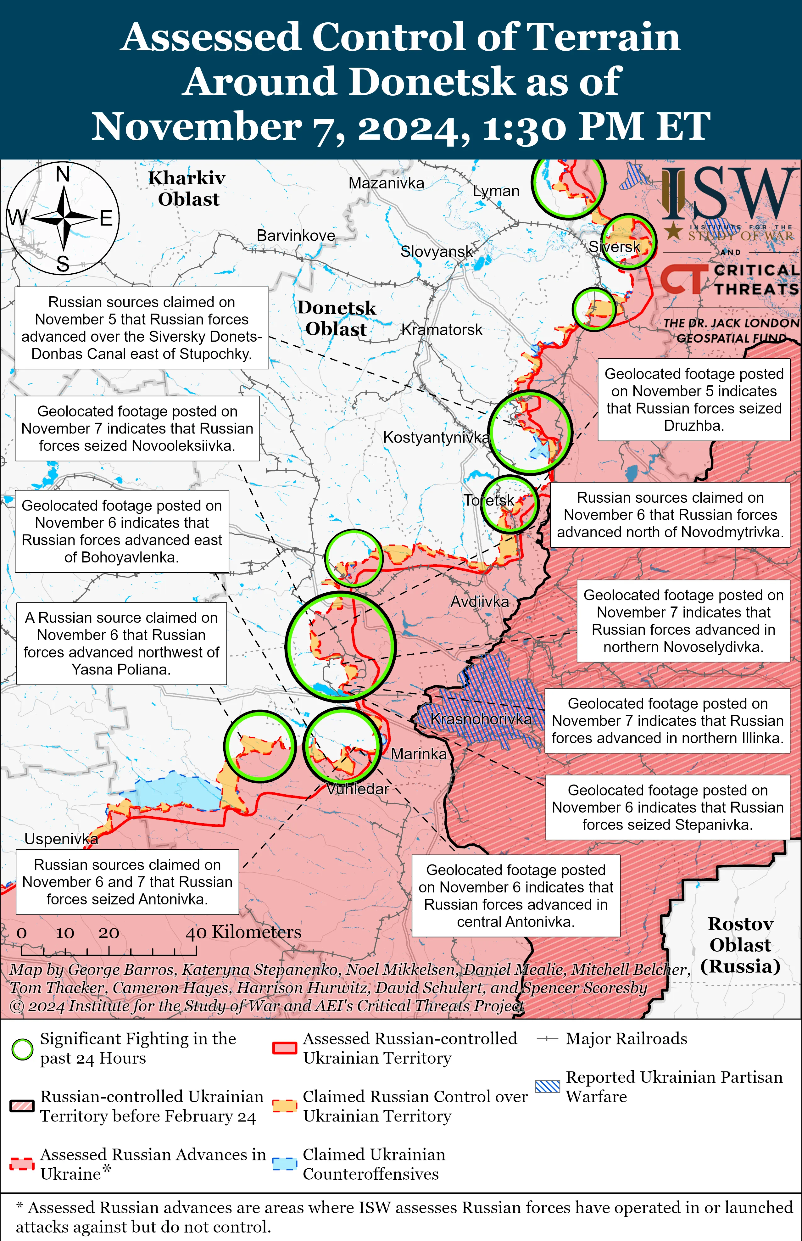 Де атакує ворог на Донеччині