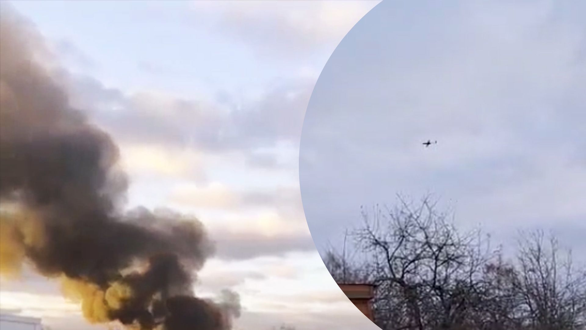 Дрони атакували 5 регіонів Росії Дрони атакували 5 регіонів Росії