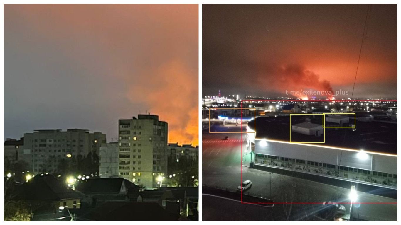 Ураження складу у Брянську Ураження складу у Брянську