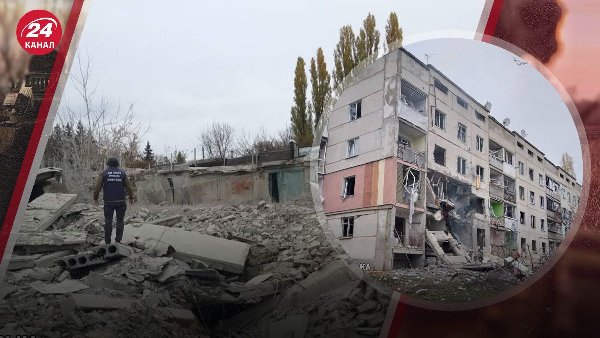 Кадри жорстоких ударів по Куп'янщині Кадри жорстоких ударів по Куп'янщині