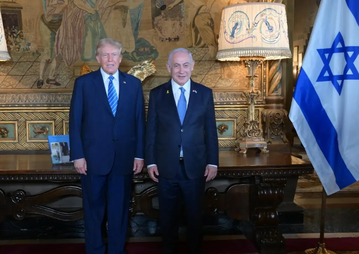 Трамп и Нетаньяху Трамп и Нетаньяху