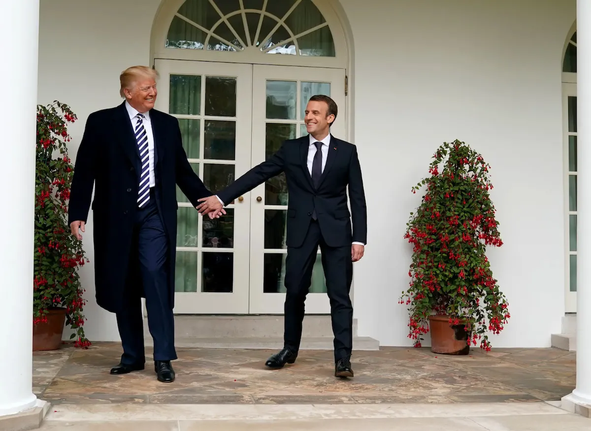 Трамп Макрон Трамп Макрон