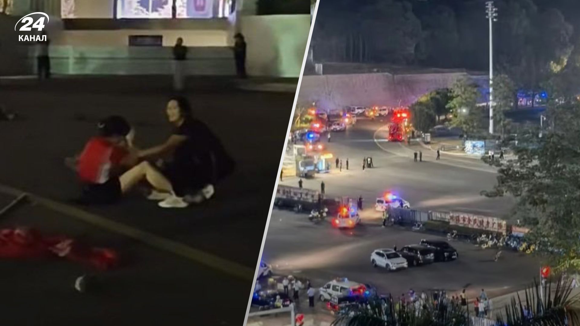 У Китаї автомобіль в'їхав у натовп людей У Китаї автомобіль в'їхав у натовп людей