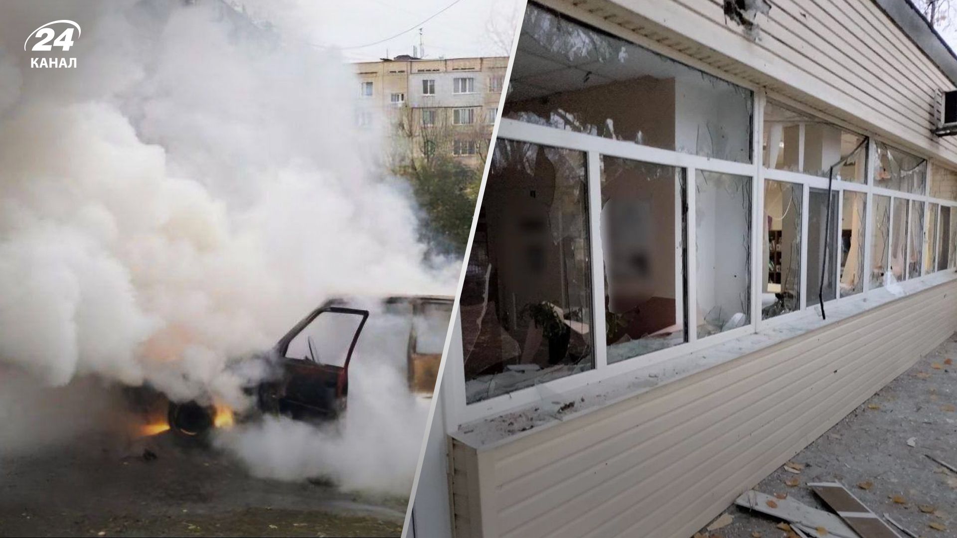 Россияне ударили по спальному району Никополя Россияне ударили по спальному району Никополя