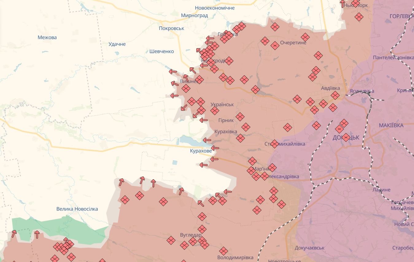 Де просунулися росіяни на фронті