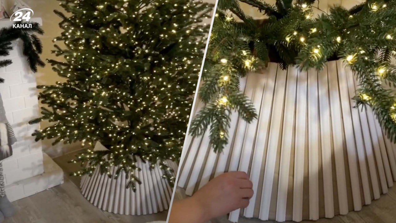 Підставка під ялинку своїми руками Підставка під ялинку своїми руками