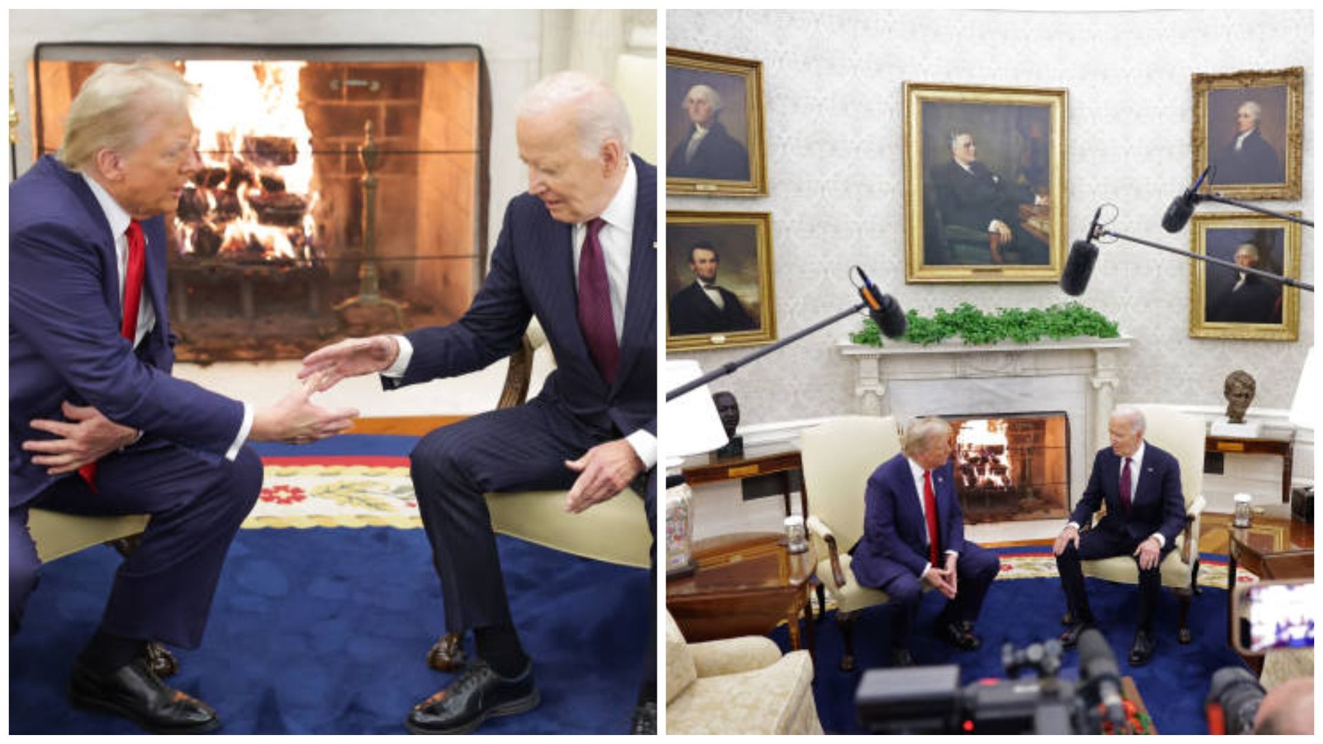 Трамп і Байден в Овальному кабінеті Трамп і Байден в Овальному кабінеті