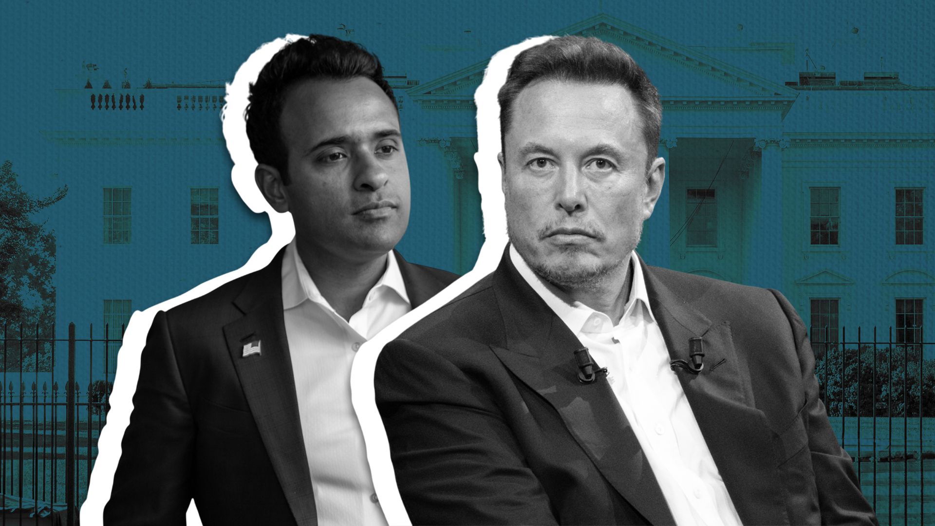 Илон Маск и Вивек Рамасвами в правительстве США Илон Маск и Вивек Рамасвами в правительстве США