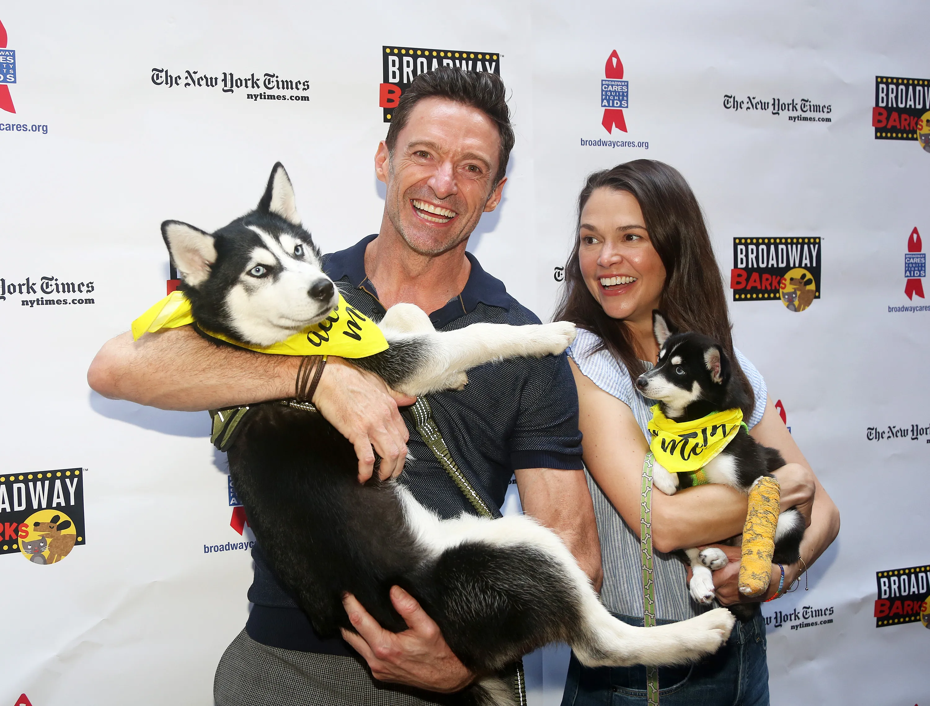 Хью Джекман и Саттон Фостер Хью Джекман и Саттон Фостер