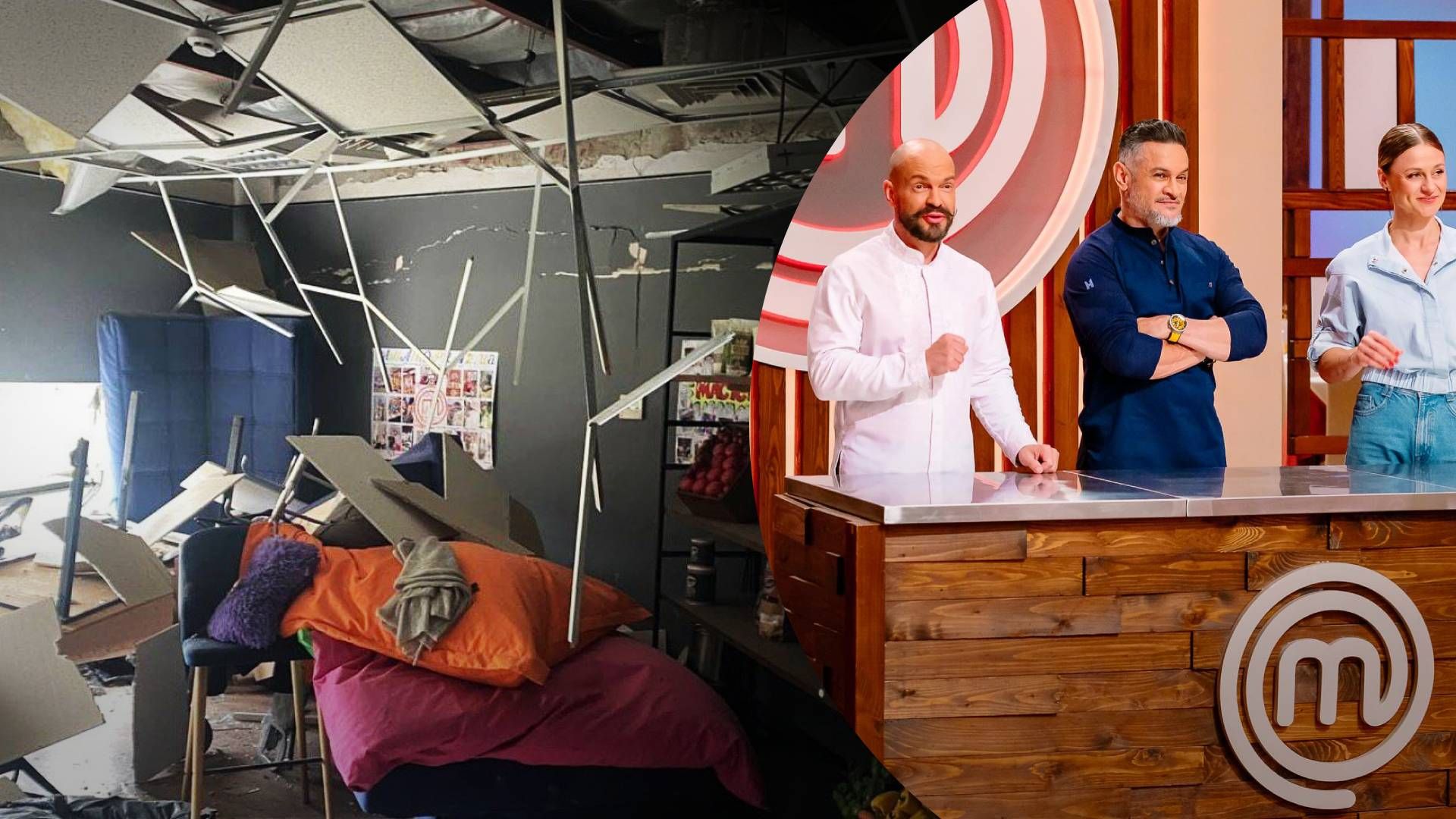 Ектор відреагував на пошкодження павільйону "МастерШеф" Ектор відреагував на пошкодження павільйону "МастерШеф"