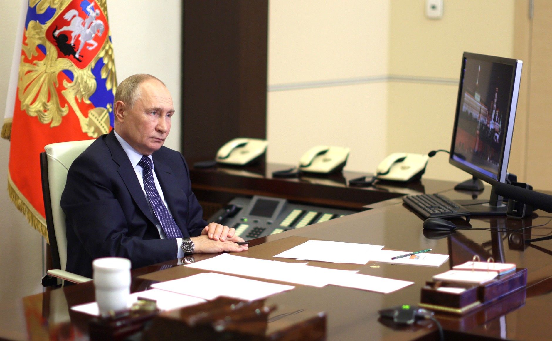 Російський диктатор Владімір Путін Російський диктатор Владімір Путін