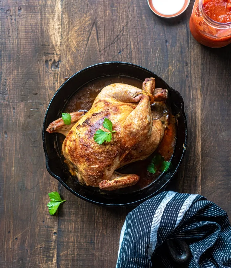 Как не испортить жареную курицу Как не испортить жареную курицу