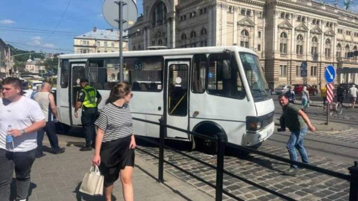 Аварія у центрі Львова 