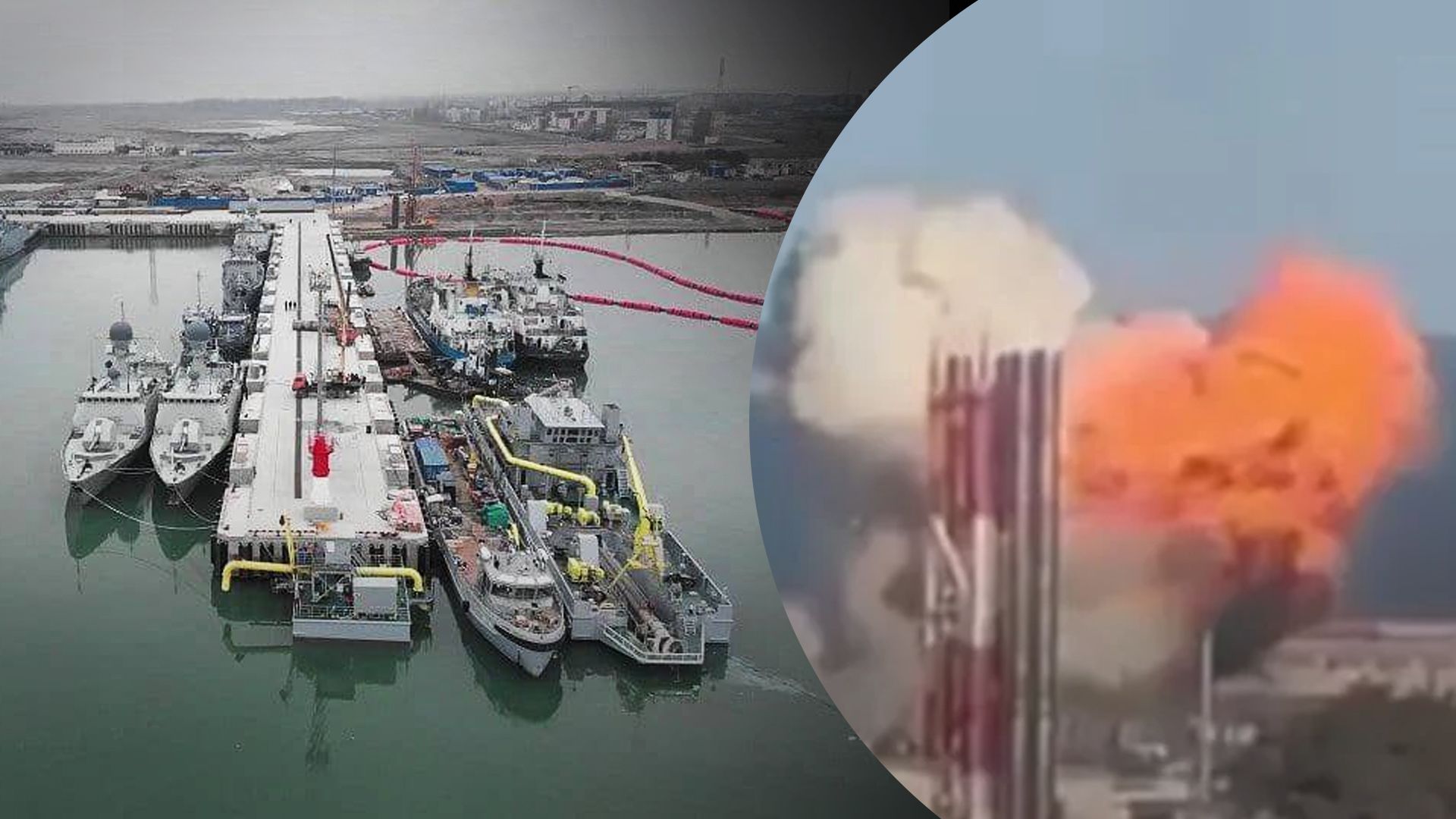 6 ноября Украина атаковала порт в Каспийске 6 ноября Украина атаковала порт в Каспийске