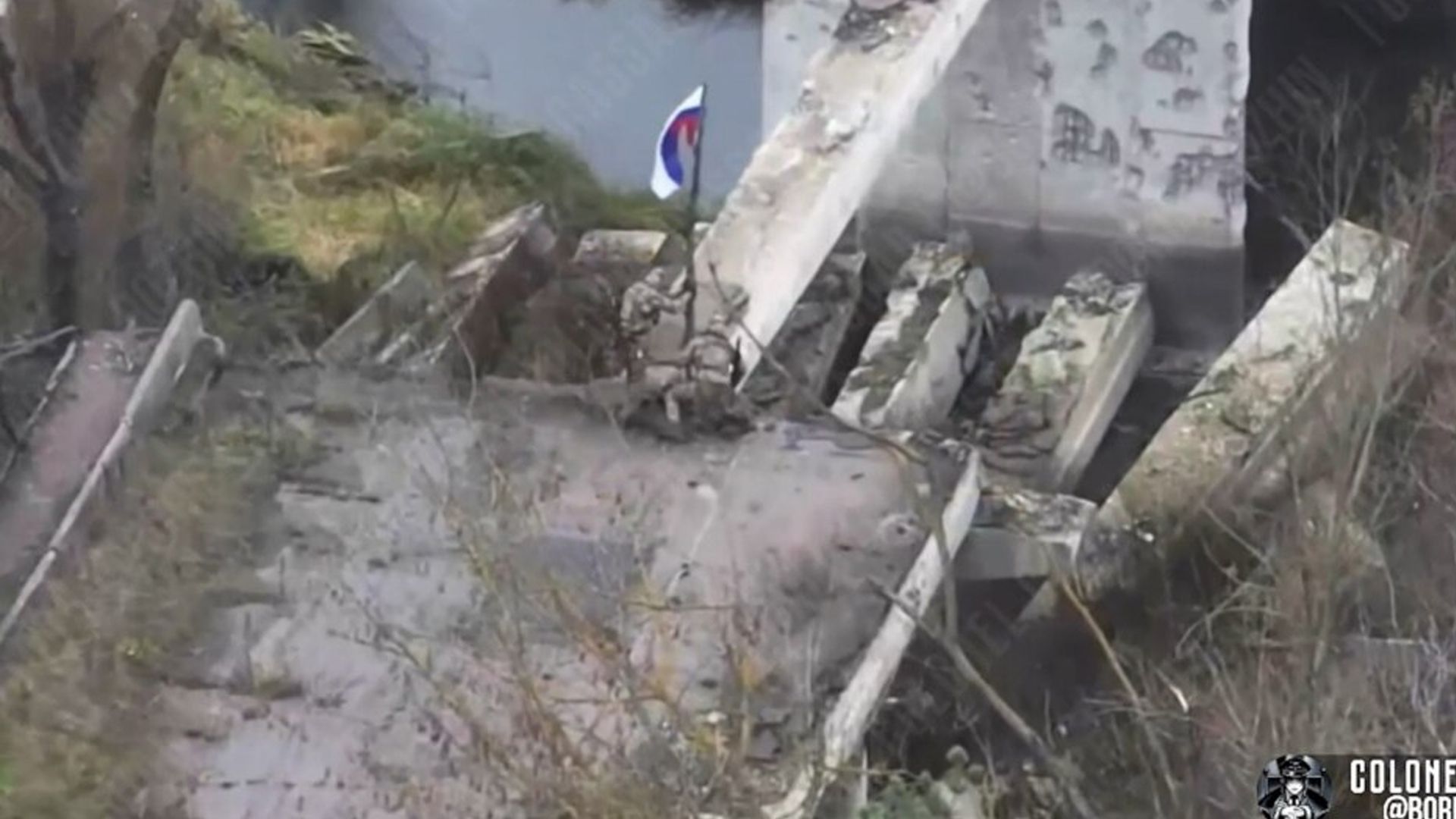 Кадр из российского пропагандистского видео Кадр из российского пропагандистского видео