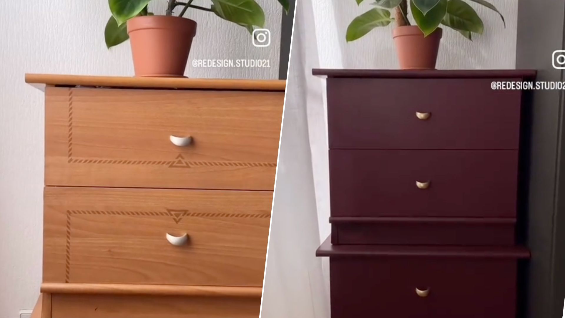 Жінка за копійки переробила стару тумбу - відео Жінка за копійки переробила стару тумбу - відео