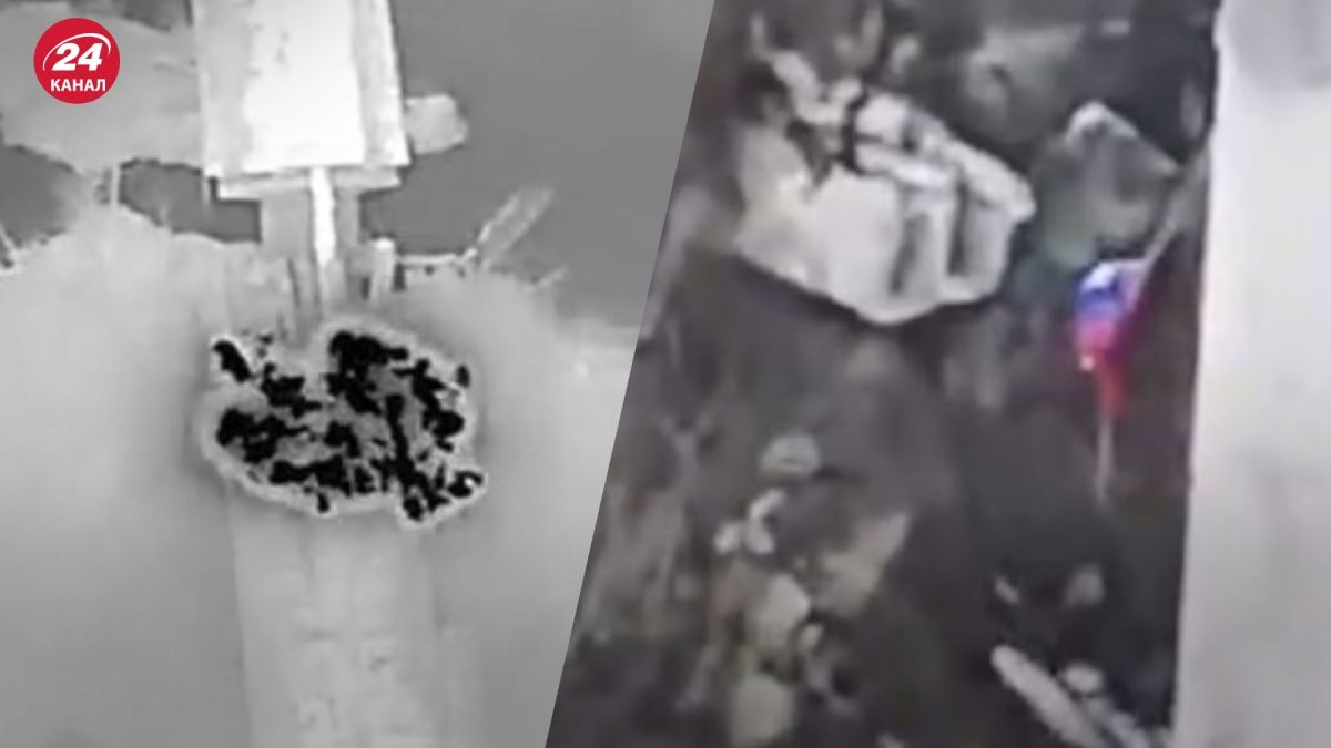 Прикордонники знищили російський триколор на Чернігівщині Прикордонники знищили російський триколор на Чернігівщині