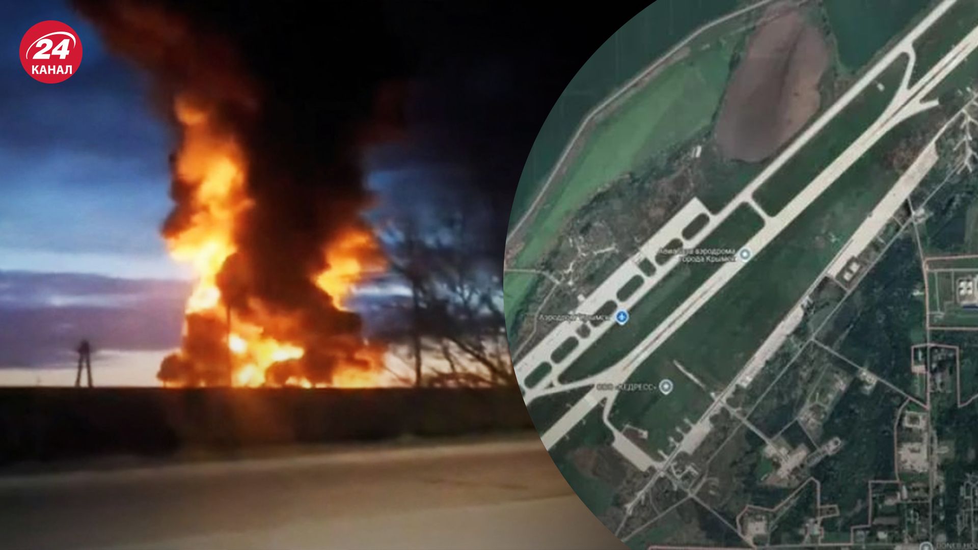 Удар по аэродрому Крымск Удар по аэродрому Крымск