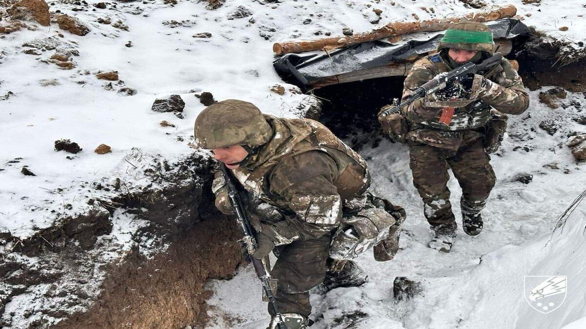 Українські військові на фронті