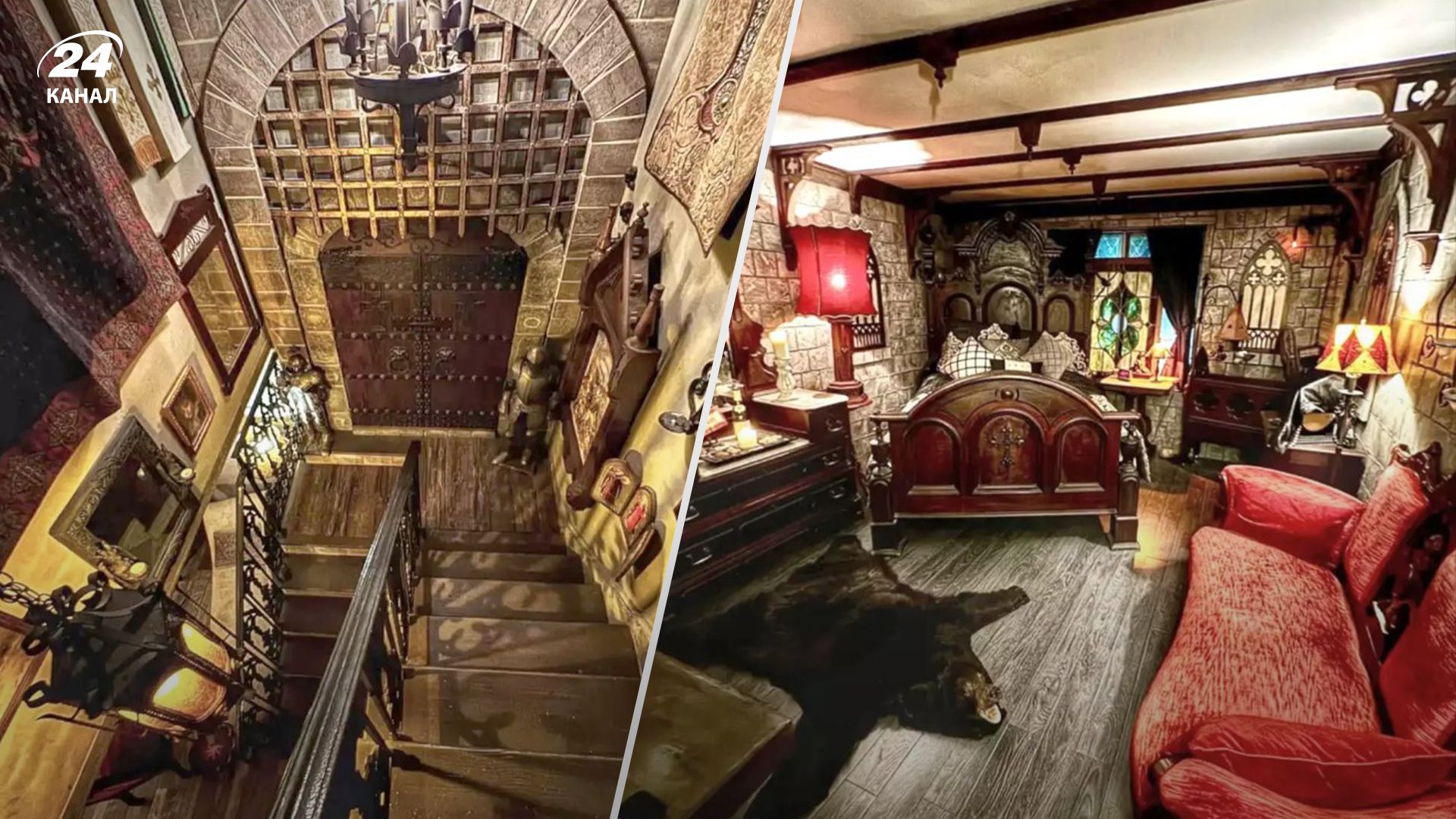 Жінка перетворила квартиру на середньовічний замок Жінка перетворила квартиру на середньовічний замок