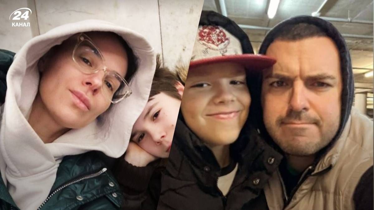 Ефросинина и Решетник с сыновьями Ефросинина и Решетник с сыновьями